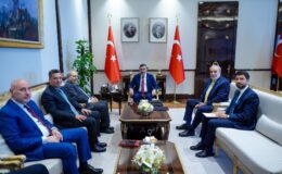 Cumhurbaşkanı Yardımcısı Yılmaz Lübnan Başbakan Yardımcısı Mitri İle Görüştü