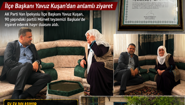 AK Parti İpekyolu Teşkilatı Vatandaş Buluşmalarını Sürdürüyor