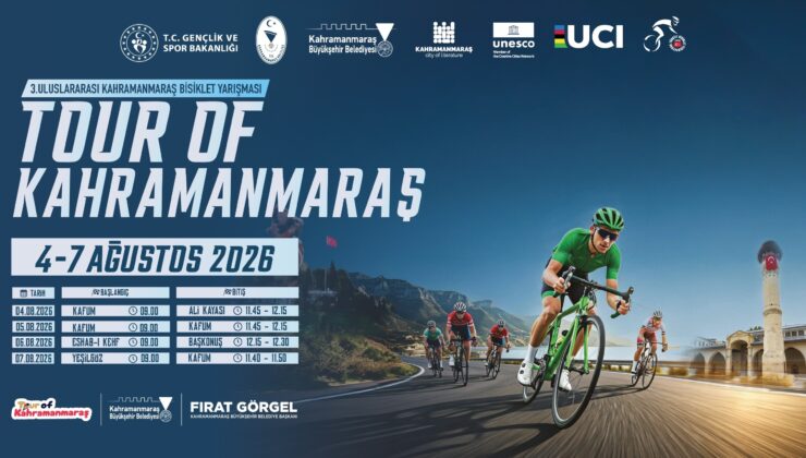 3. Uluslararası Kahramanmaraş Bisiklet Yarışması Başlıyor